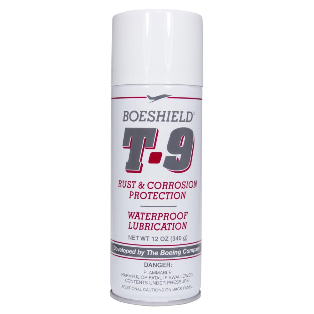 BOESHIELD T-9 Rust & Corrosion Protection/Inhibitor and Waterproof Lubrication, 12 oz.