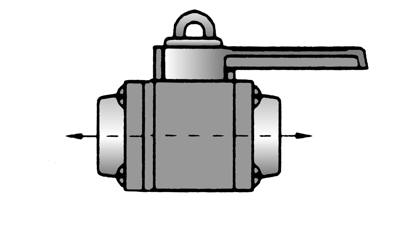 Forespar Pro Series 1-1/4" Valve Inline Fem. Thread Base with Fem. Thread Top