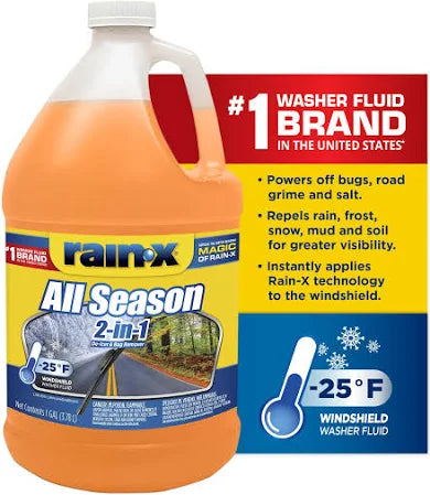 Rain-X 2-IN-1 -25 Degree Windshield Washer Fluid 1 Gallon