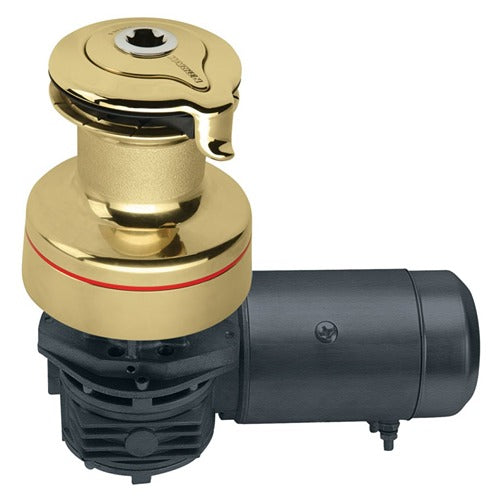 HARKEN Radial 2 Spd Electric ST Polished Bronze Winch Horizontal 12 Volt w/DFCB