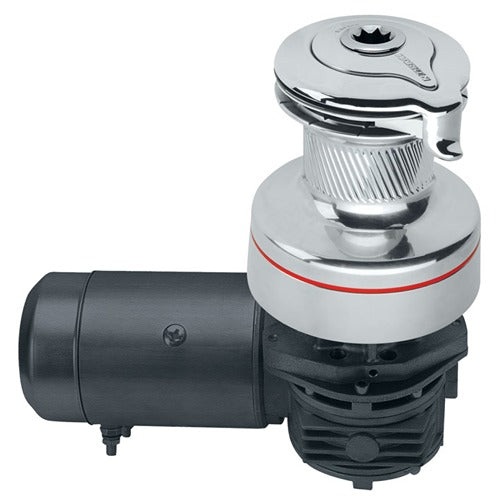HARKEN Radial 2 Spd Electric ST All Chrome Winch Horizontal Left Mount 24 Volt w/DFCB