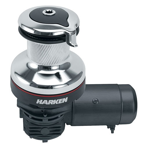 HARKEN Radial 3 Spd Electric ST Chrome Winch Horizontal 12 Volt