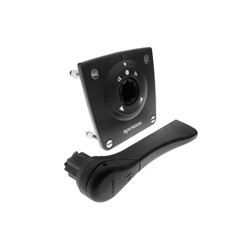 Spinlock Flush Mount Throttle Control Face Plate Kit with Lever