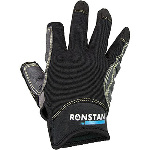 Ronstan Sticky Race Glove 3 Finger, Black, L RON-CL740L