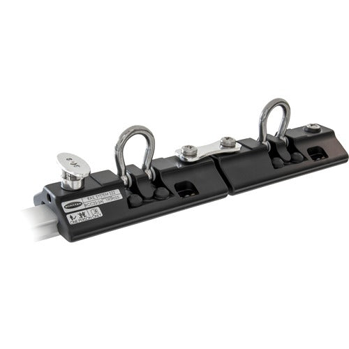 Ronstan Series 22 Twin Car, BLACK, Certified Rail System RON-RCC22-2AB