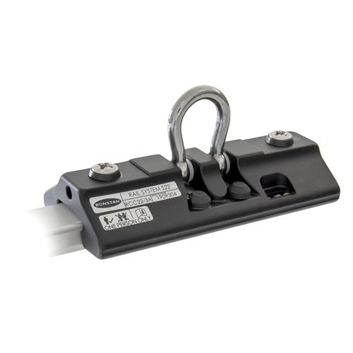 Ronstan Series 22 Single Car, BLACK, Certified Rail System RON-RCC22-3AB