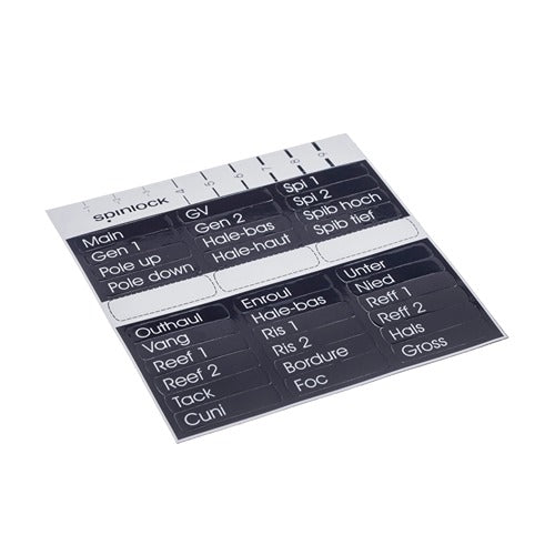Spinlock Clutch Handle Labels