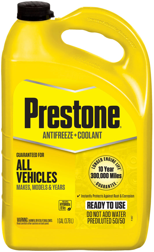 Prestone Universal Yellow Antifreeze and Coolant Ready-To-Use