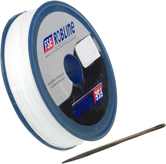 FSE Robline Waxed Tackle Yarn Whipping Twine - White - 1.0mm x 46M