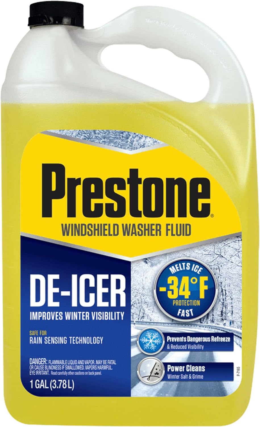 Prestone AS253 De-Icer Windshield Washer Fluid - 1 Gallon