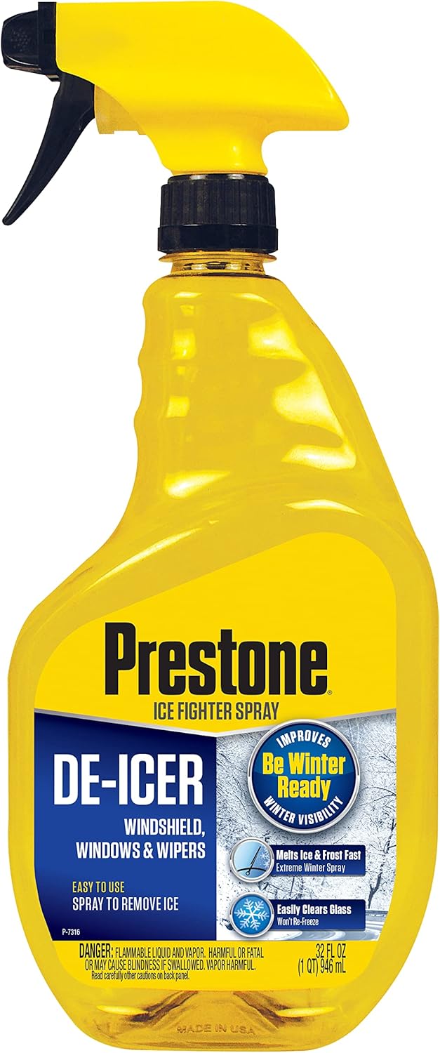 Prestone Trigger Spray Windshield De-Icer, 32 oz.