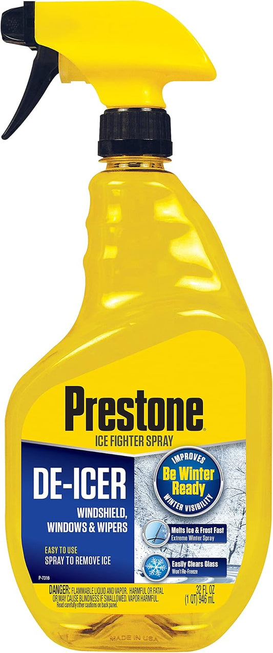 Prestone Trigger Spray Windshield De-Icer, 32 oz.