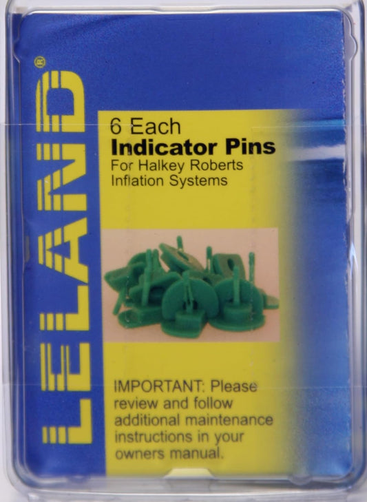 LELAND Maximum Inflation V85006-00006 Replacement Green Pins - 6-Pack