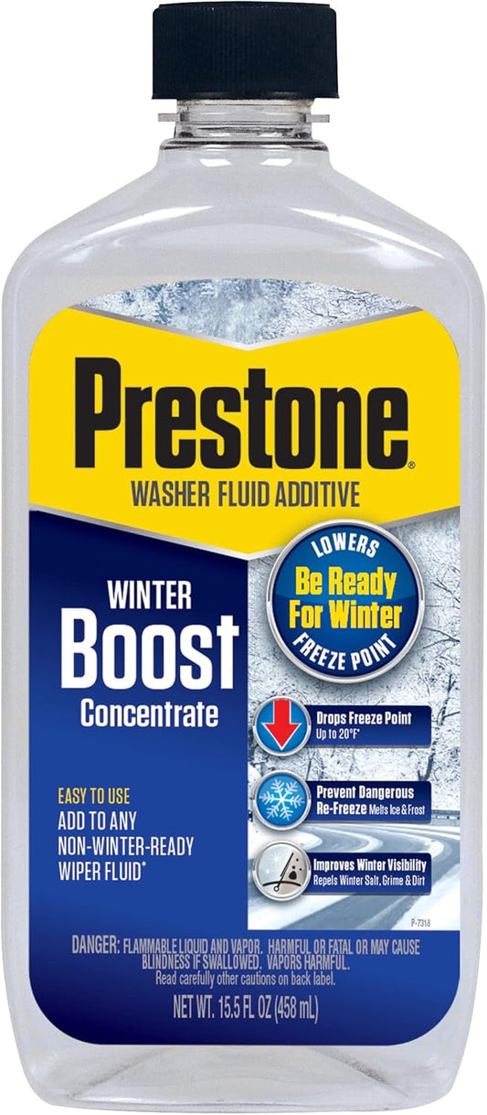 Prestone AS240 Windshield Washer Fluid Booster De-Icer Additive - 15.5 oz.