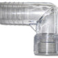 Forespar Elbow 1-1/2" Male Threads To 1-1/4" Barb Clear