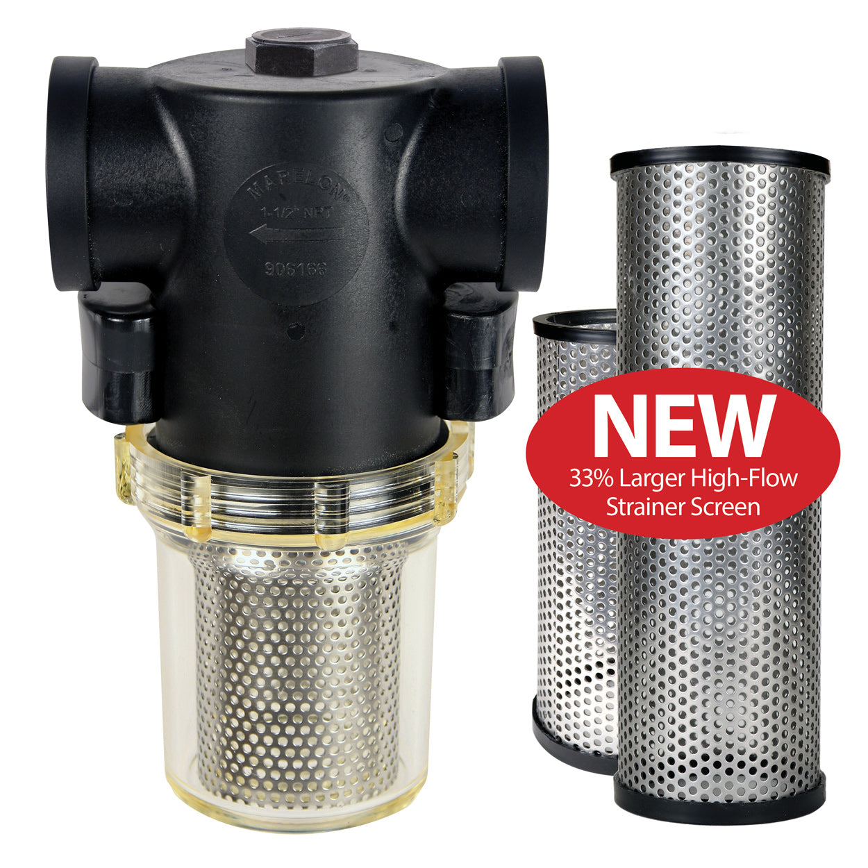 Forespar Titan T-150 Water Strainer 1-1/2"