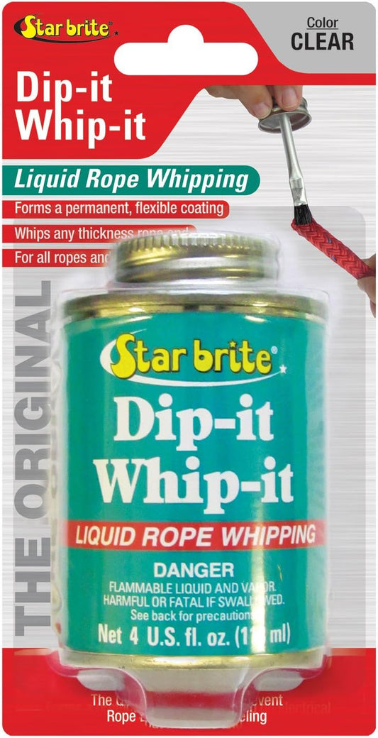 STAR BRITE Dip-It Whip-It Liquid Rope Whipping 4oz