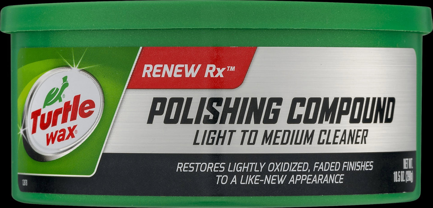 TURTLE WAX Polishing Compound Light to Medium Cleaner 10.5oz
