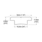 Ronstan Series 32 T-Track 3000mm Black