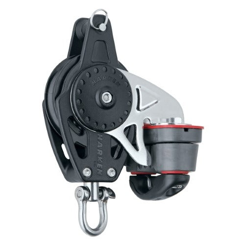 HARKEN 57mm Carbo Block w/Cam Cleat and Becket