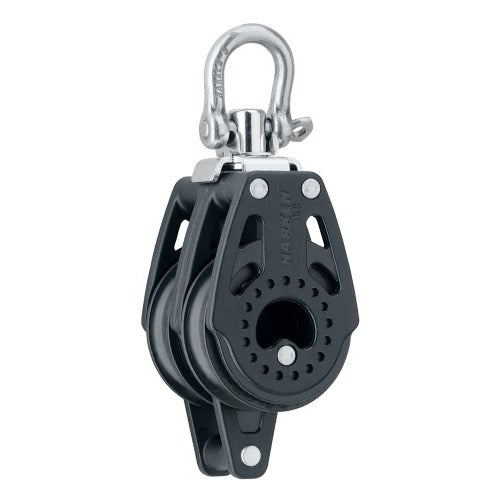 HARKEN 40mm Carbo Double Swivel Block w/Becket