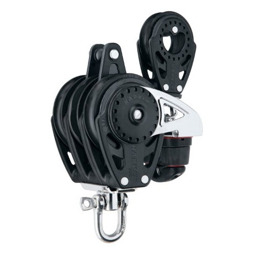 HARKEN 75mm Triple Carbo Ratchamatic w/Cam, Becket & 57mm Blk