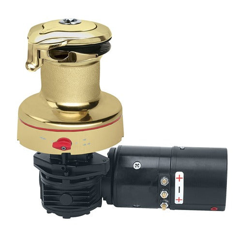 HARKEN 40 Rewind 12V Horiz Polished Bronze W/DF Ctrl Box Winch