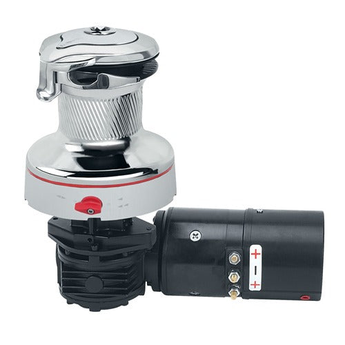 HARKEN 60 Rewind 12V Horiz Chrome W/DF Ctrl Box Winch