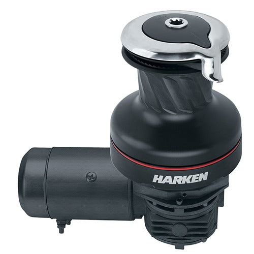 HARKEN Radial 2 Spd Electric ST Alum Winch Horizontal Left Mount 12 Volt