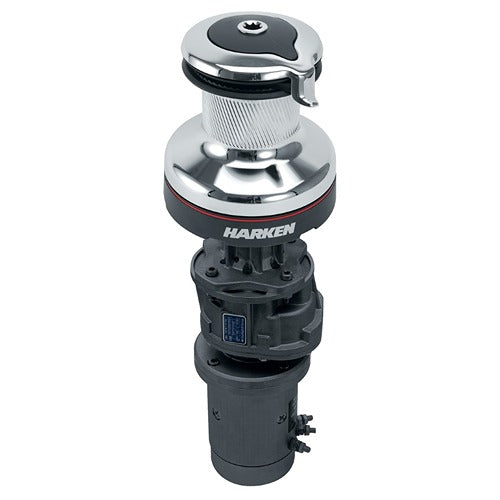 HARKEN Radial 2 Spd Electric ST Chrome Winch Vertical 12 Volt