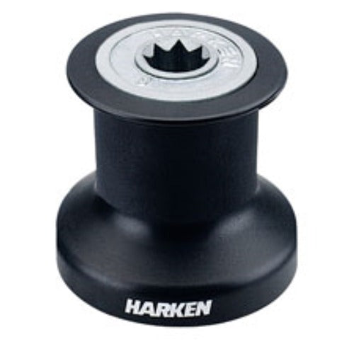 HARKEN Single Speed Winch with alum/composite  base, drum and top