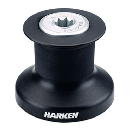 HARKEN Single Speed Winch with alum/composite  base, drum and top