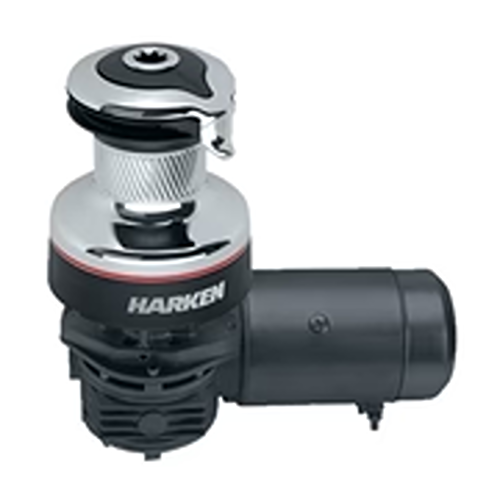 HARKEN Radial 2 Spd Electric ST Chrome Winch Horizontal Left Mount 24 Volt Default Title