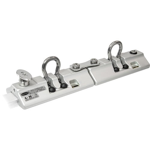 Ronstan Series 22 Twin Car, SILVER, Certified Rail System RON-RCC22-2A