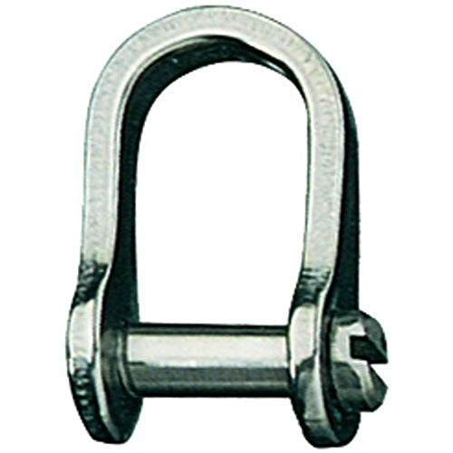 Ronstan Shackle, Standard Dee, Slotted Pin 3/16”, L:18mm,W:10mm RON-RF150