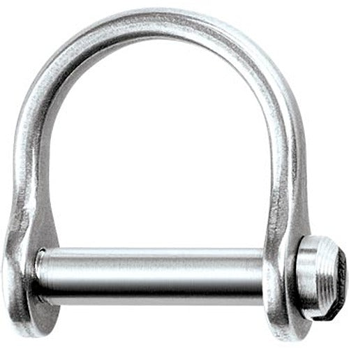 Ronstan Shackle, Wide Dee, Slotted Pin 1/8”, L:12mm, W:9mm RON-RF1850S