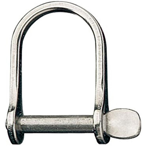 Ronstan Shackle, Wide Dee, Pin 3/16”, L:28mm, W:21mm RON-RF1852