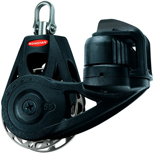 Ronstan Series 55 RT Orbit Block, Single Cleat Swivel, Auto RON-RF56120