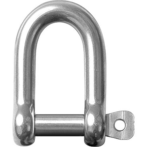 Ronstan Shackle, Standard Dee, Forged, Pin 6mm, L:25mm, W:13mm RON-RF617A