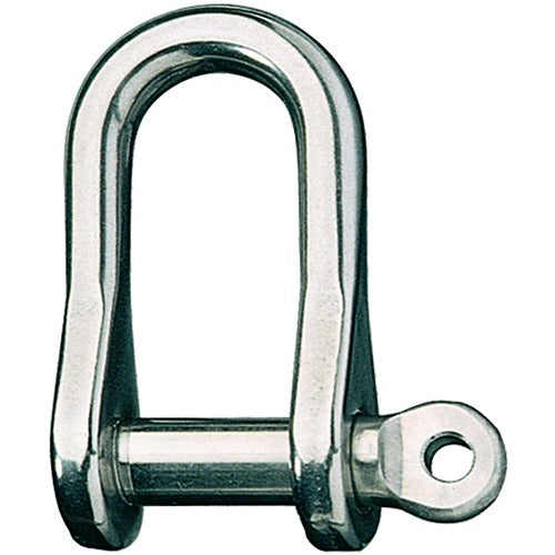 Ronstan Shackle, Standard Dee, 1/4" Pin With Seizing Hole RON-RF617H